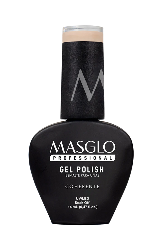 THE MASGLO PROFESSIONAL GEL POLISH SEMI- PERMANENT NAIL POLISH HAS A VOLUMEN OF 14 ML AND BELONGS TO THE YO THE CREAMY. COLOR RANGE / ESMALTE SEMIPERMANENTE MASGLO PROFESSIONAL GEL POLISH 14 ML CREMOSO - GAMA DE COLORES